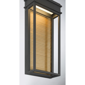 Minka-Lavery - 79500-877-L - LED Outdoor Wall Sconce - Clyne - Sand Coal Black