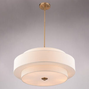 Vaxcel - P0442 - Five Light Pendant - Brentwood - Sunset Gold