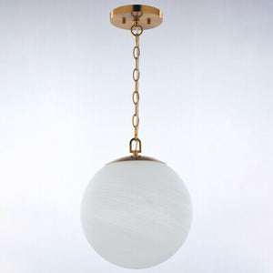 Vaxcel - P0443 - One Light Pendant - Monticello - Muted Brass