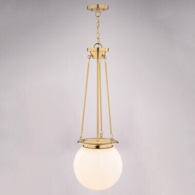 Vaxcel - P0446 - One Light Pendant - Kent - Muted Brass