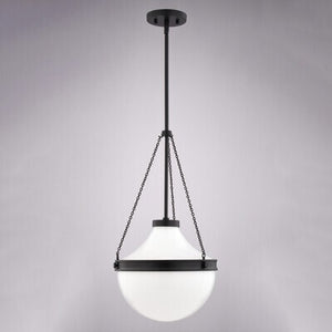 Vaxcel - P0449 - One Light Pendant - Lincoln - Matte Black