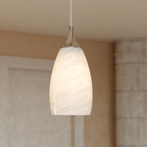 Vaxcel - P0450 - One Light Mini Pendant - Milano - Satin Nickel