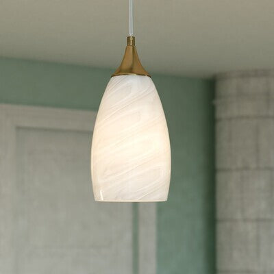 Vaxcel - P0451 - One Light Mini Pendant - Milano - Muted Brass