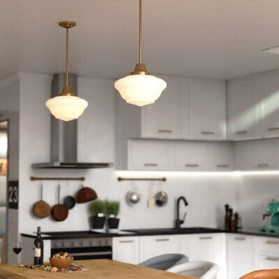 Vaxcel - P0452 - One Light Pendant - Eastgate - Antique Gold