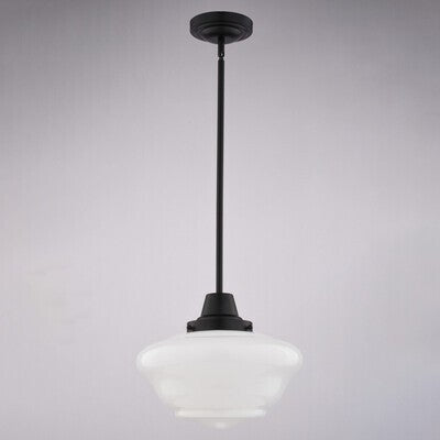 Vaxcel - P0453 - One Light Pendant - Eastgate - Matte Black