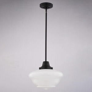 Vaxcel - P0453 - One Light Pendant - Eastgate - Matte Black