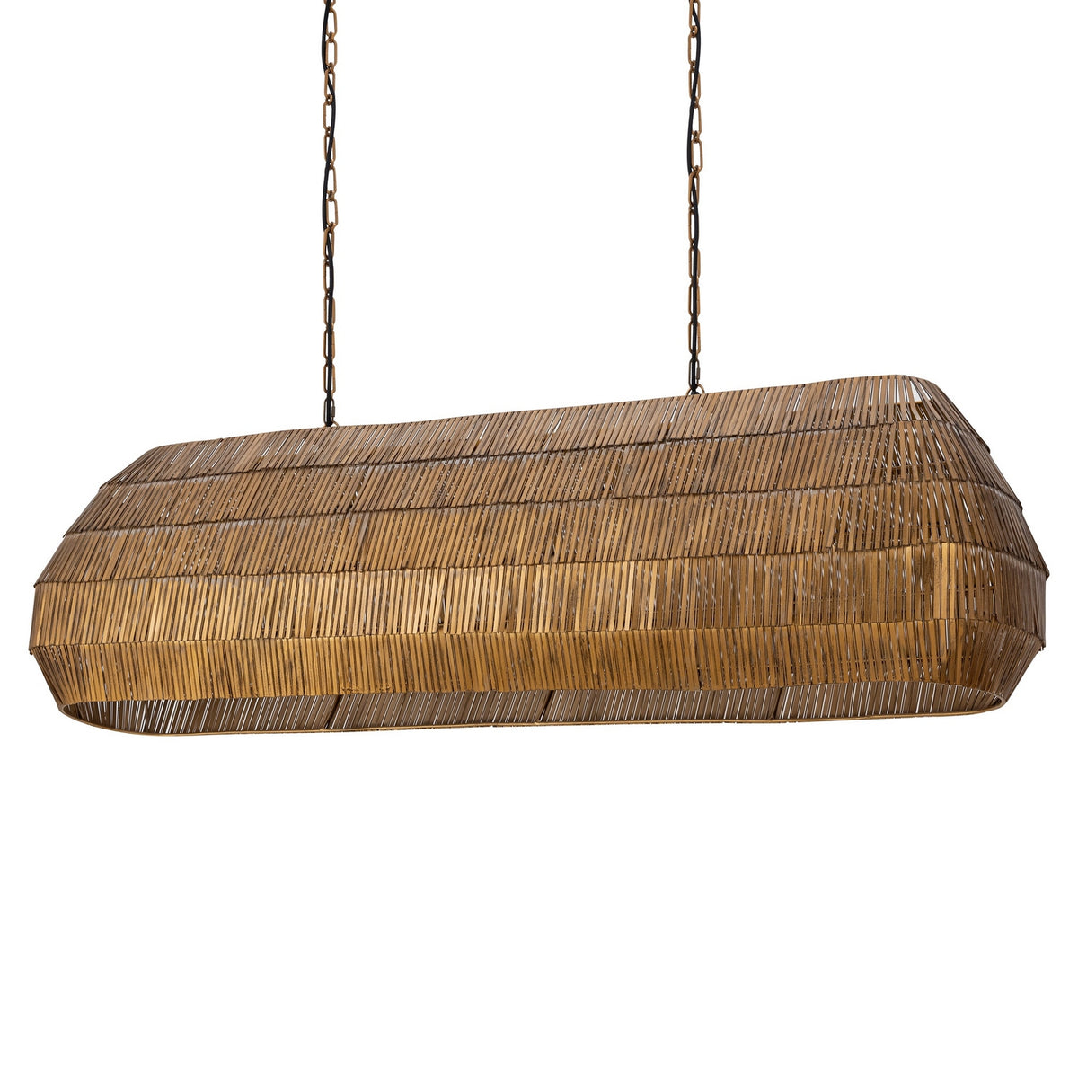 Maxim - 29185AB - Five Light Linear Pendant - Gilda - Antique Brass