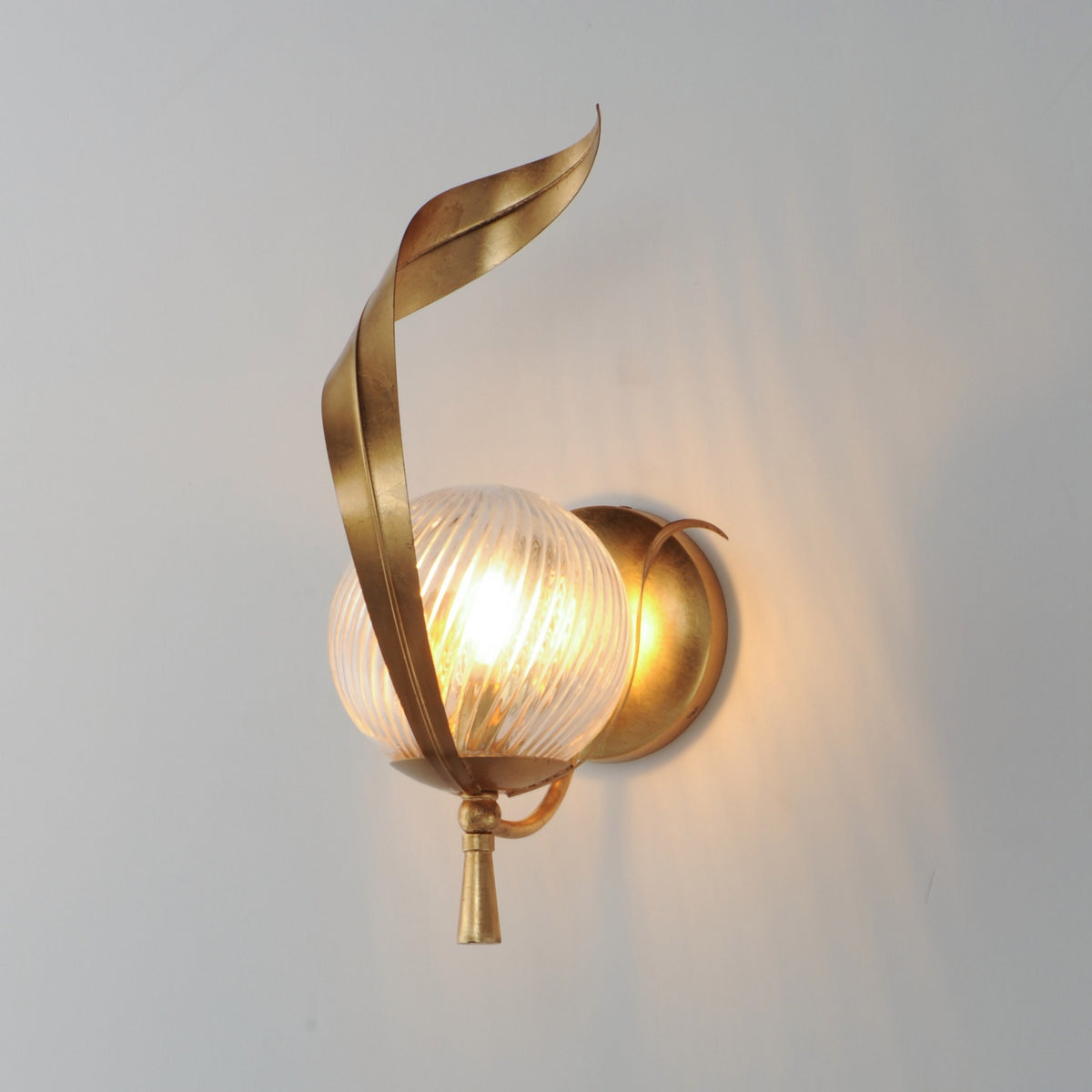 Maxim - 28711CRGL - One Light Wall Sconce - Firenze - Gold Leaf