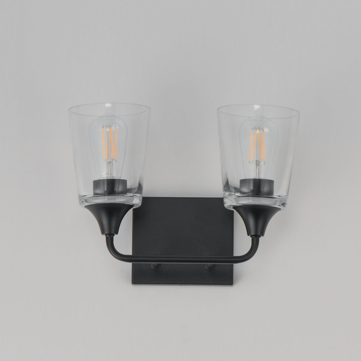Maxim - 12882CLBK - Two Light Bath Vanity - Hudson - Black