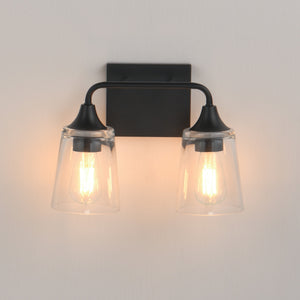Maxim - 12882CLBK - Two Light Bath Vanity - Hudson - Black
