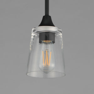 Maxim - 92880CLBK - One Light Pendant - Hudson - Black