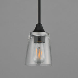 Maxim - 92880CLBK - One Light Pendant - Hudson - Black