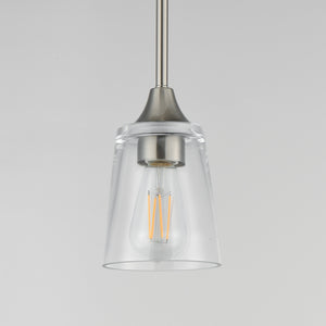 Maxim - 92880CLSN - One Light Pendant - Hudson - Satin Nickel