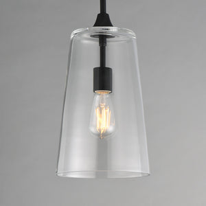 Maxim - 12886CLBK - One Light Pendant - Hudson - Black