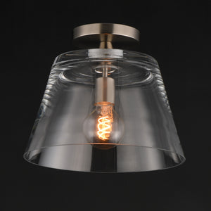 Maxim - 12880CLSN - One Light Pendant - Hudson - Satin Nickel