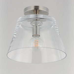 Maxim - 12880CLSN - One Light Pendant - Hudson - Satin Nickel