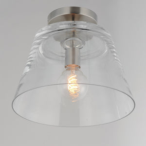 Maxim - 12880CLSN - One Light Pendant - Hudson - Satin Nickel