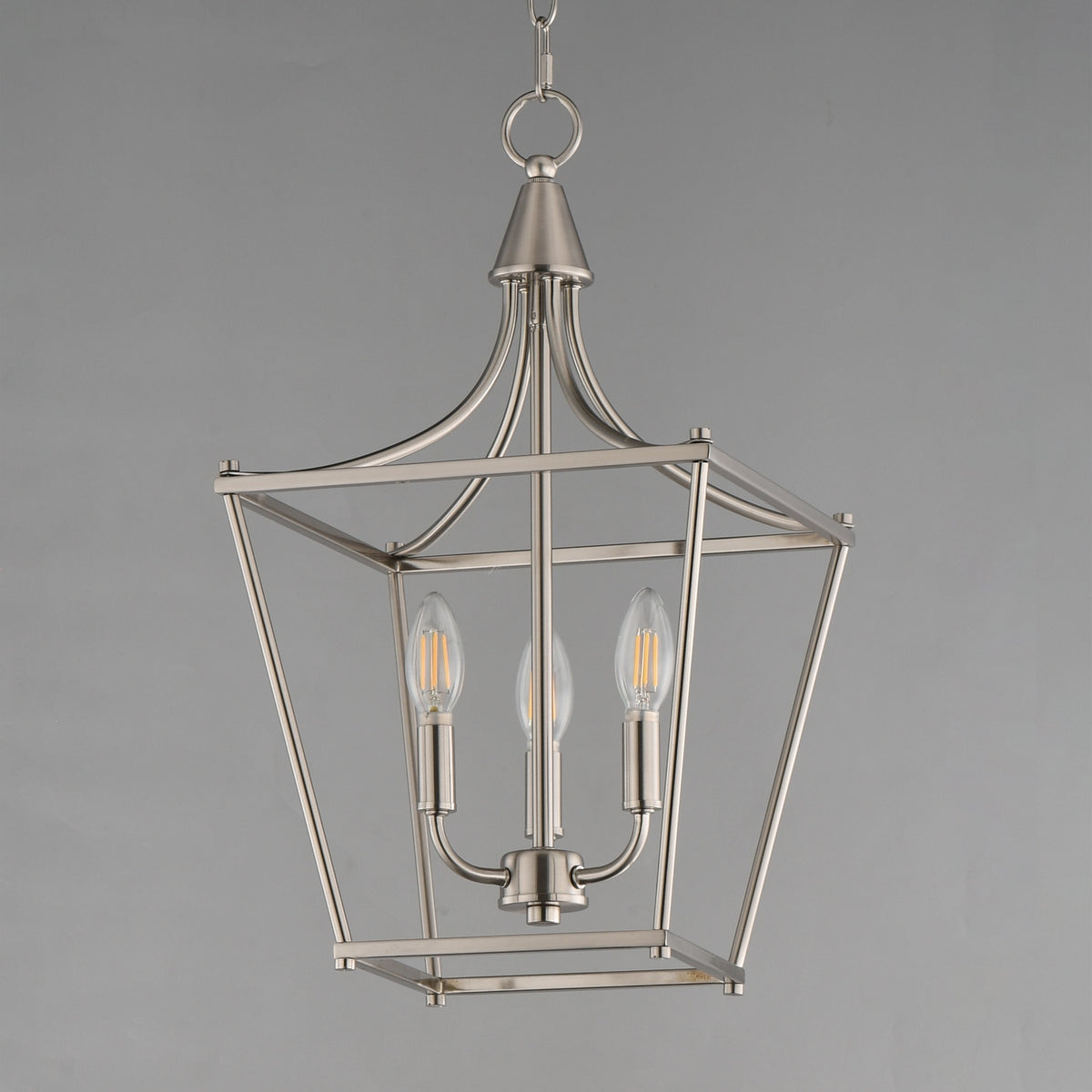 Maxim - 25313SN - Three Light Pendant - Clifton - Satin Nickel