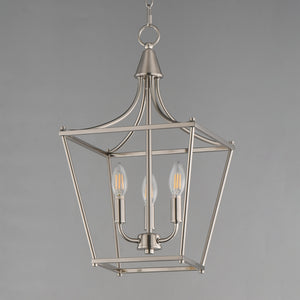 Maxim - 25313SN - Three Light Pendant - Clifton - Satin Nickel