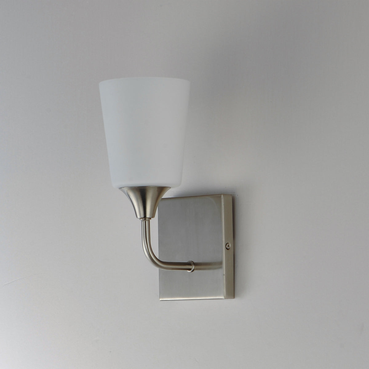 Maxim - 12881SWSN - One Light Wall Sconce - Hudson - Satin Nickel