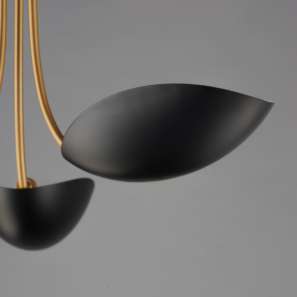 Maxim - 10824BKNAB - Three Light Pendant - Maris - Black / Natural Aged Brass