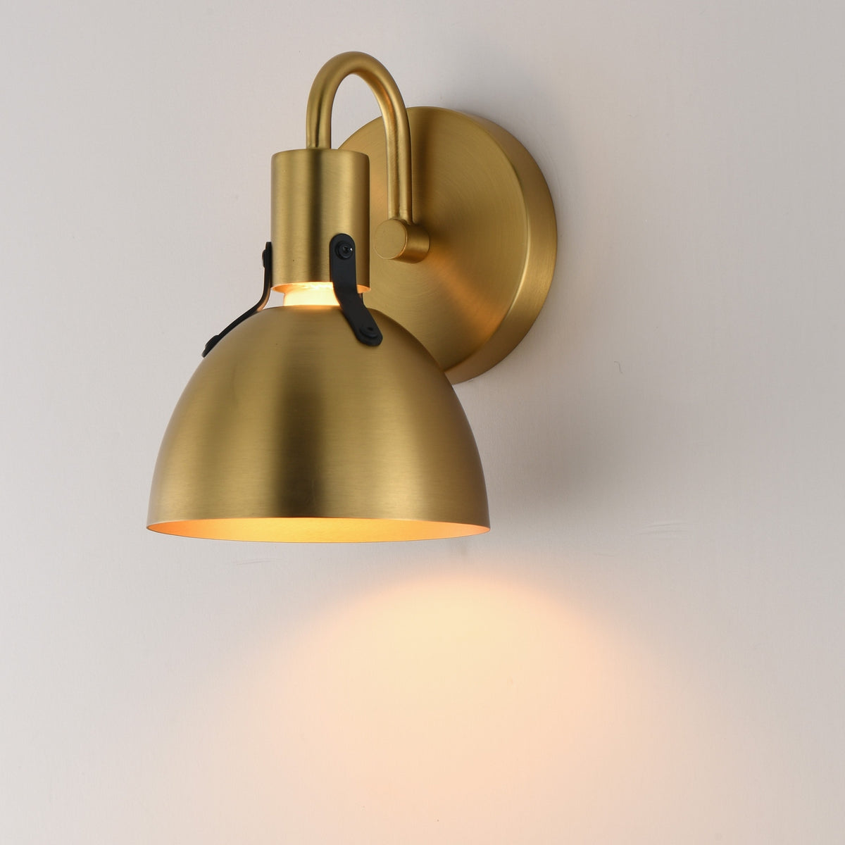 Maxim - 12341SBR - One Light Wall Sconce - Dusk - Satin Brass
