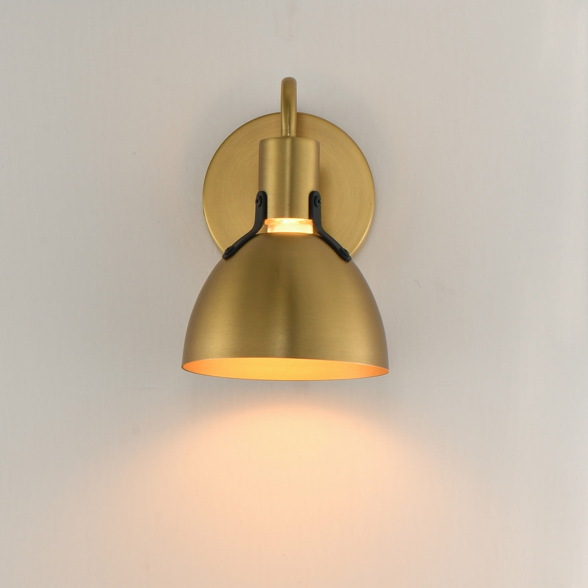 Maxim - 12341SBR - One Light Wall Sconce - Dusk - Satin Brass