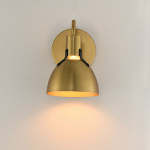 Maxim - 12341SBR - One Light Wall Sconce - Dusk - Satin Brass