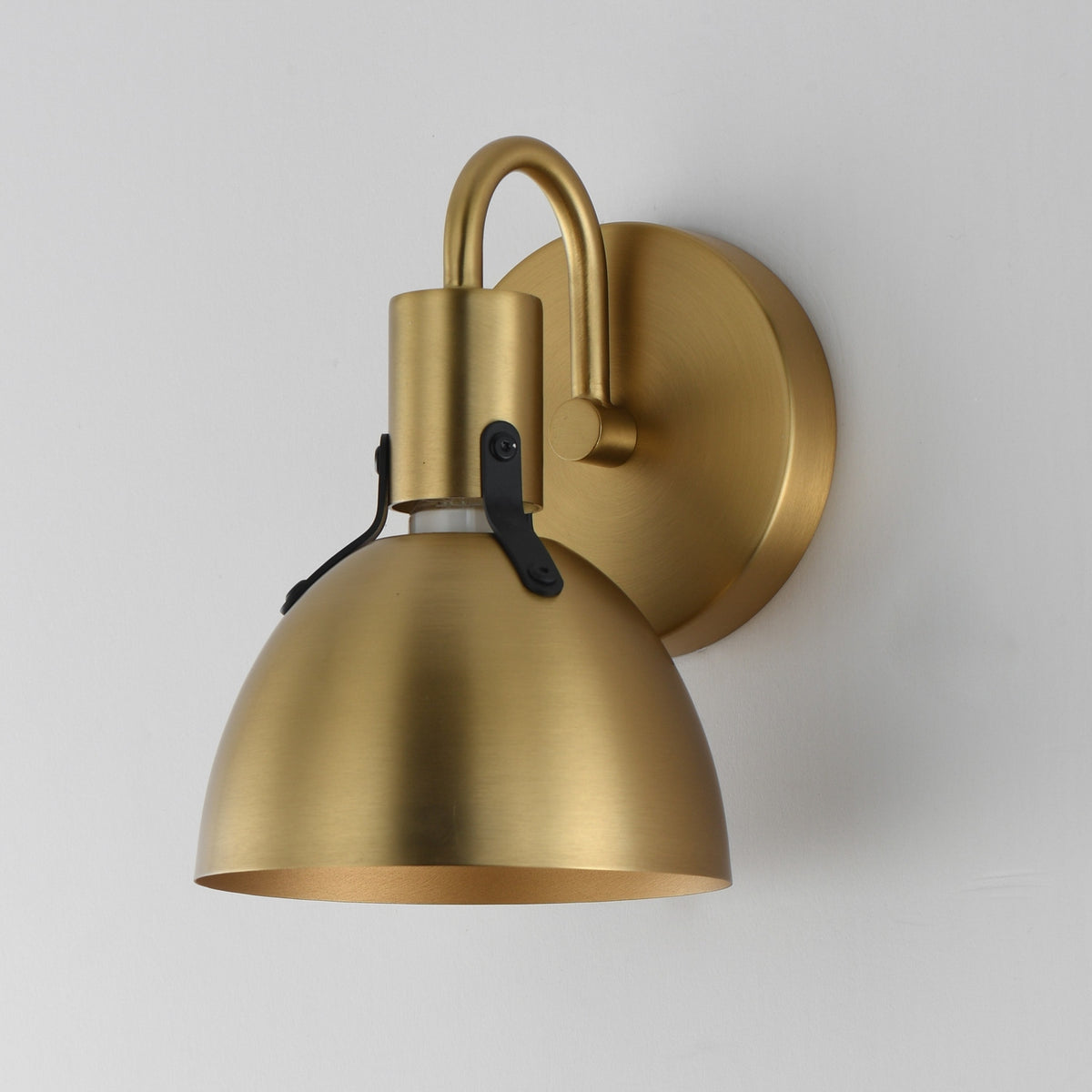 Maxim - 12341SBR - One Light Wall Sconce - Dusk - Satin Brass