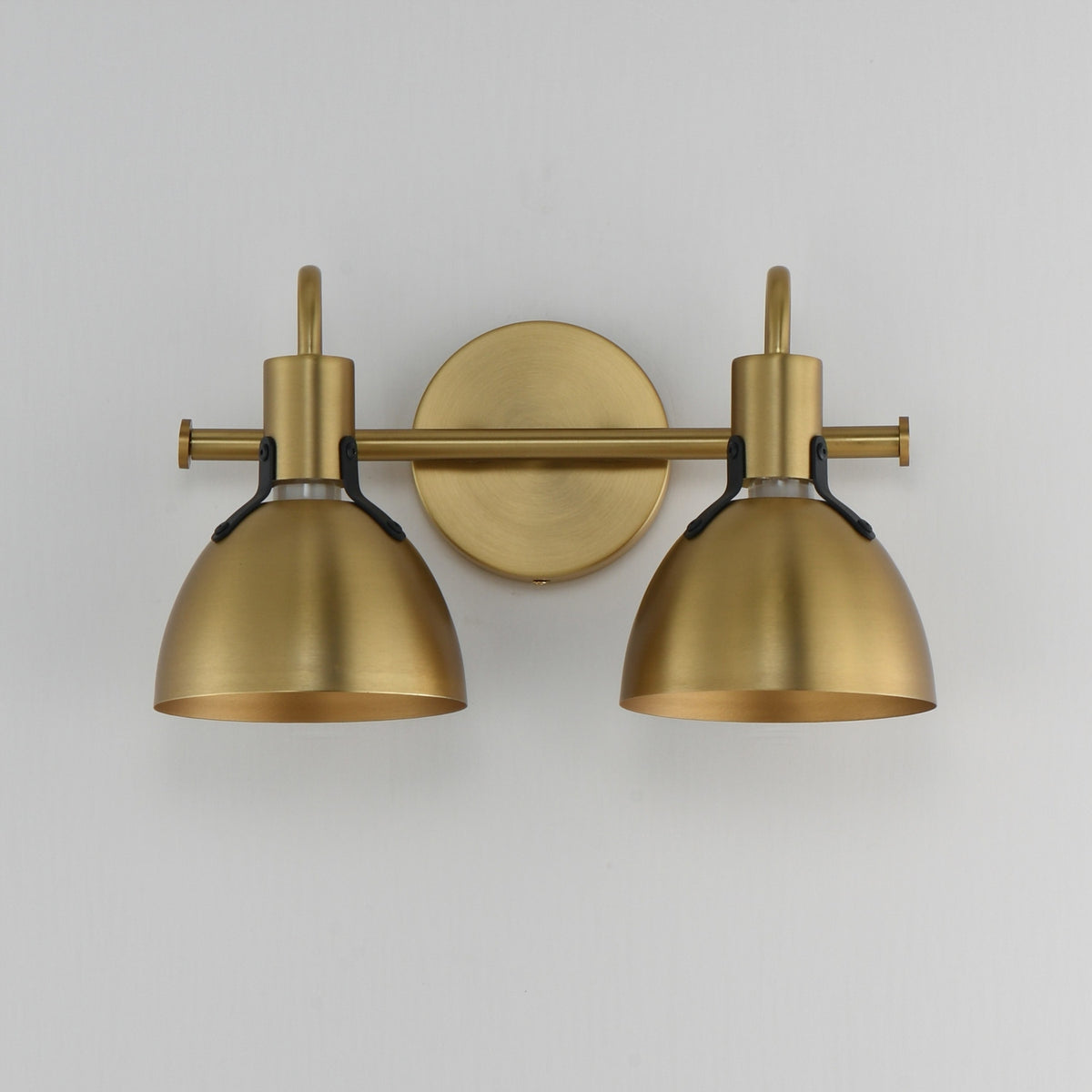Maxim - 12342SBR - Two Light Wall Sconce - Dusk - Satin Brass