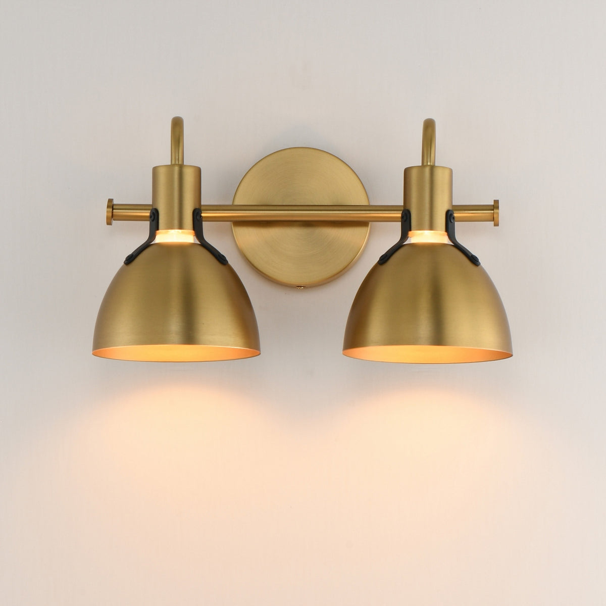 Maxim - 12342SBR - Two Light Wall Sconce - Dusk - Satin Brass