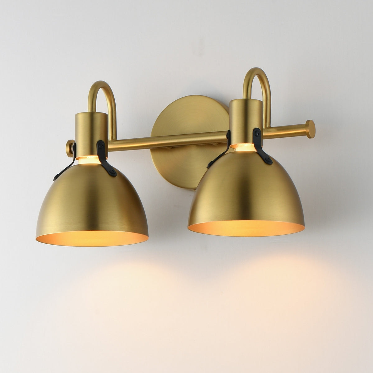 Maxim - 12342SBR - Two Light Wall Sconce - Dusk - Satin Brass