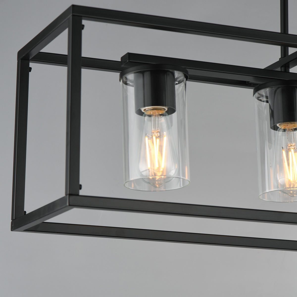 Maxim - 10288CLBK - Four Light Linear Pendant - Lateral - Black