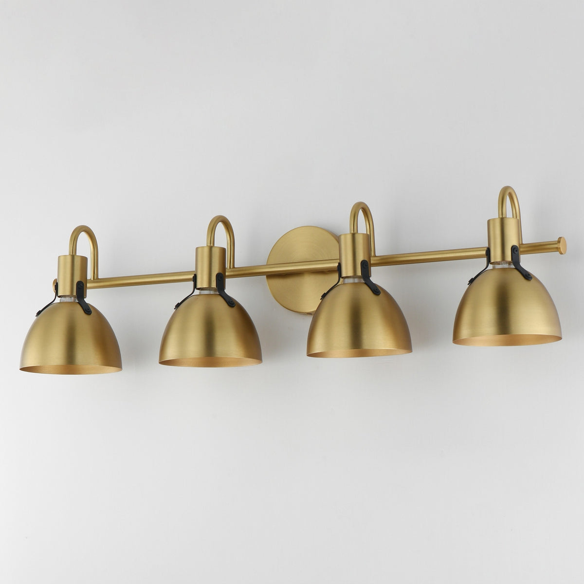 Maxim - 12344SBR - Four Light Wall Sconce - Dusk - Satin Brass