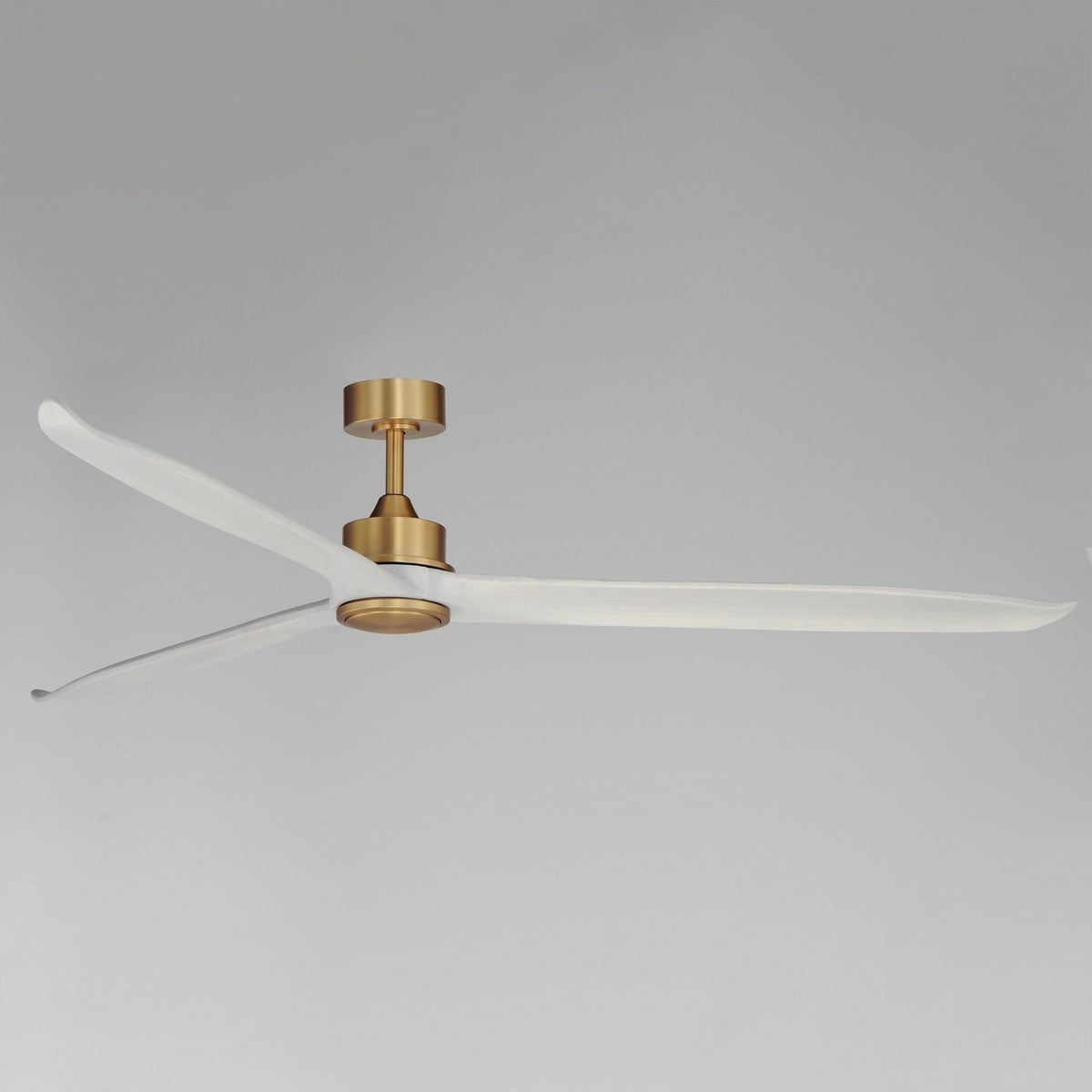 Maxim - 88834WTNABWWT - 80" Ceiling Fan - Woodwind - Natural Aged Brass