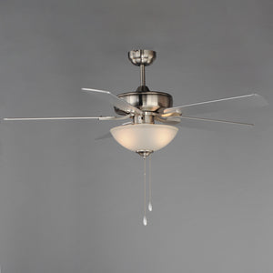 Maxim - 88936SWSN - 52" Ceiling Fan - Super-Max - Satin Nickel