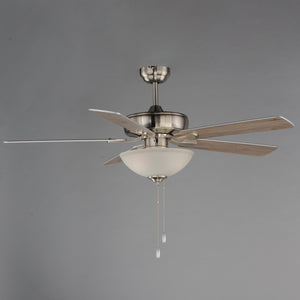 Maxim - 88936SWSN - 52" Ceiling Fan - Super-Max - Satin Nickel