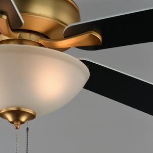 Maxim - 88936SWNAB - 52" Ceiling Fan - Super-Max - Natural Aged Brass