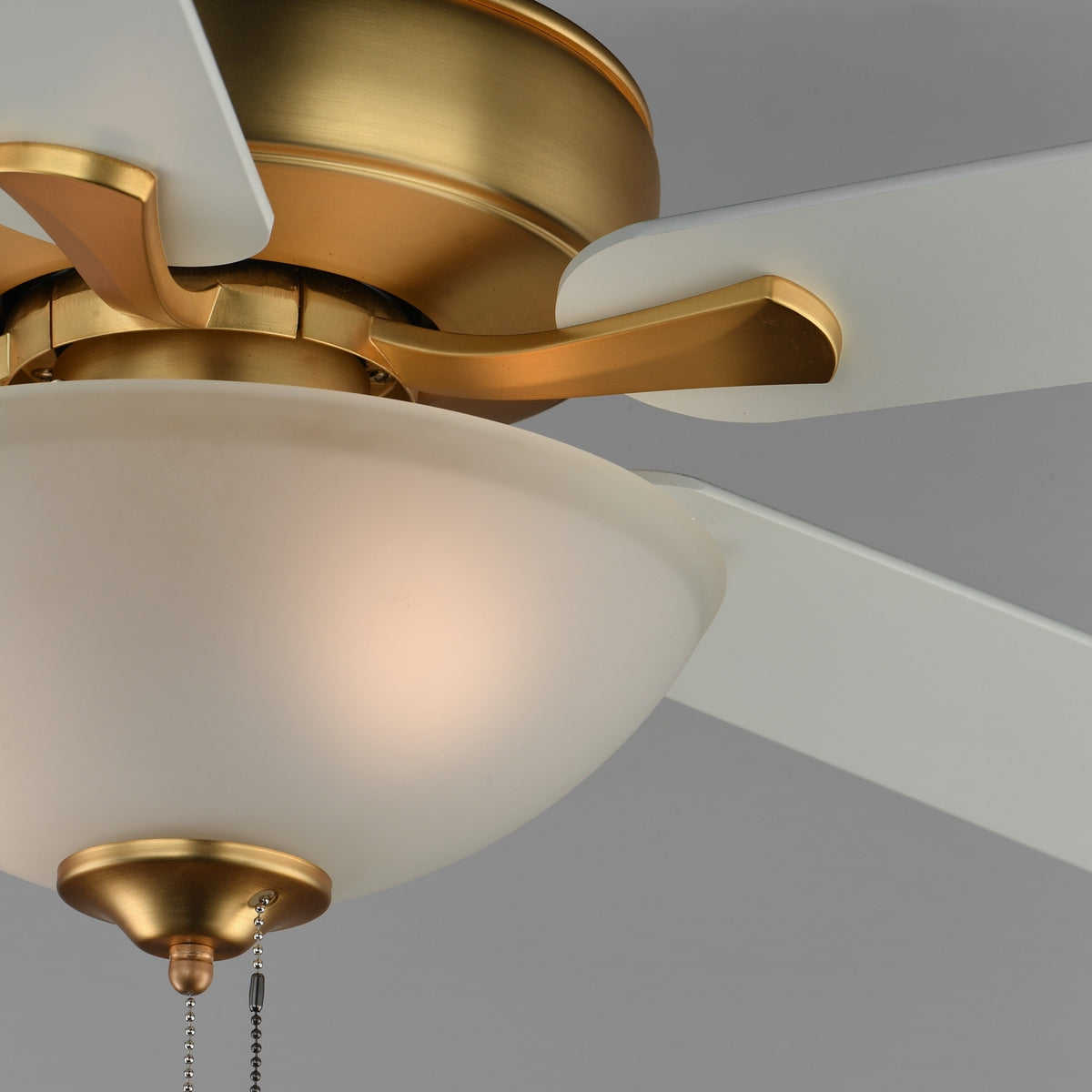Maxim - 88936SWNAB - 52" Ceiling Fan - Super-Max - Natural Aged Brass