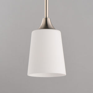 Maxim - 92880SWSN - One Light Pendant - Hudson - Satin Nickel
