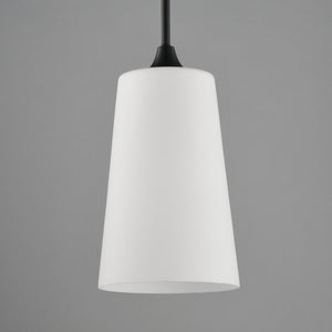 Maxim - 12886SWBK - One Light Pendant - Hudson - Black