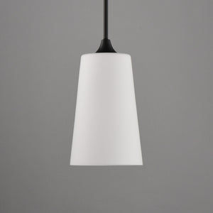 Maxim - 12886SWBK - One Light Pendant - Hudson - Black