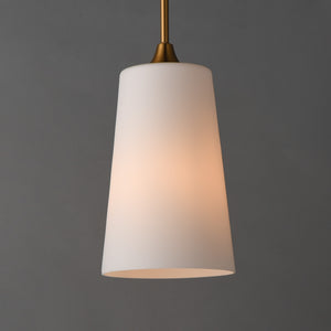 Maxim - 12886SWNAB - One Light Pendant - Hudson - Natural Aged Brass