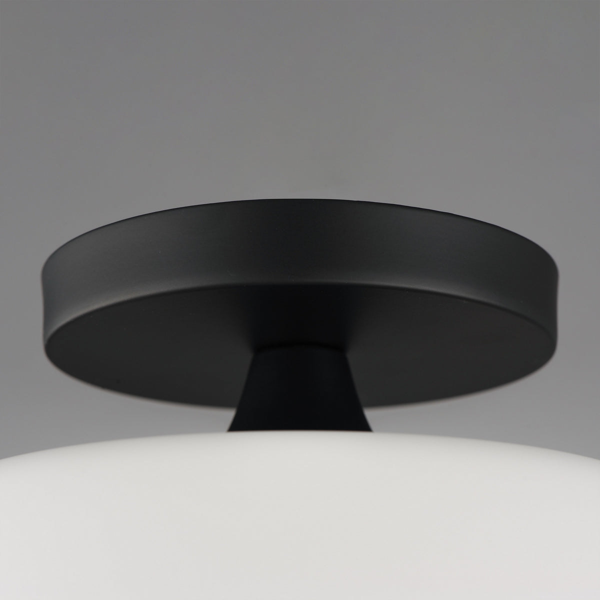 Maxim - 12880SWBK - One Light Semi-Flush Mount/Pendant - Hudson - Black