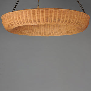 Maxim - 14314NANAB - Eight Light Pendant - Bower - Natural Aged Brass