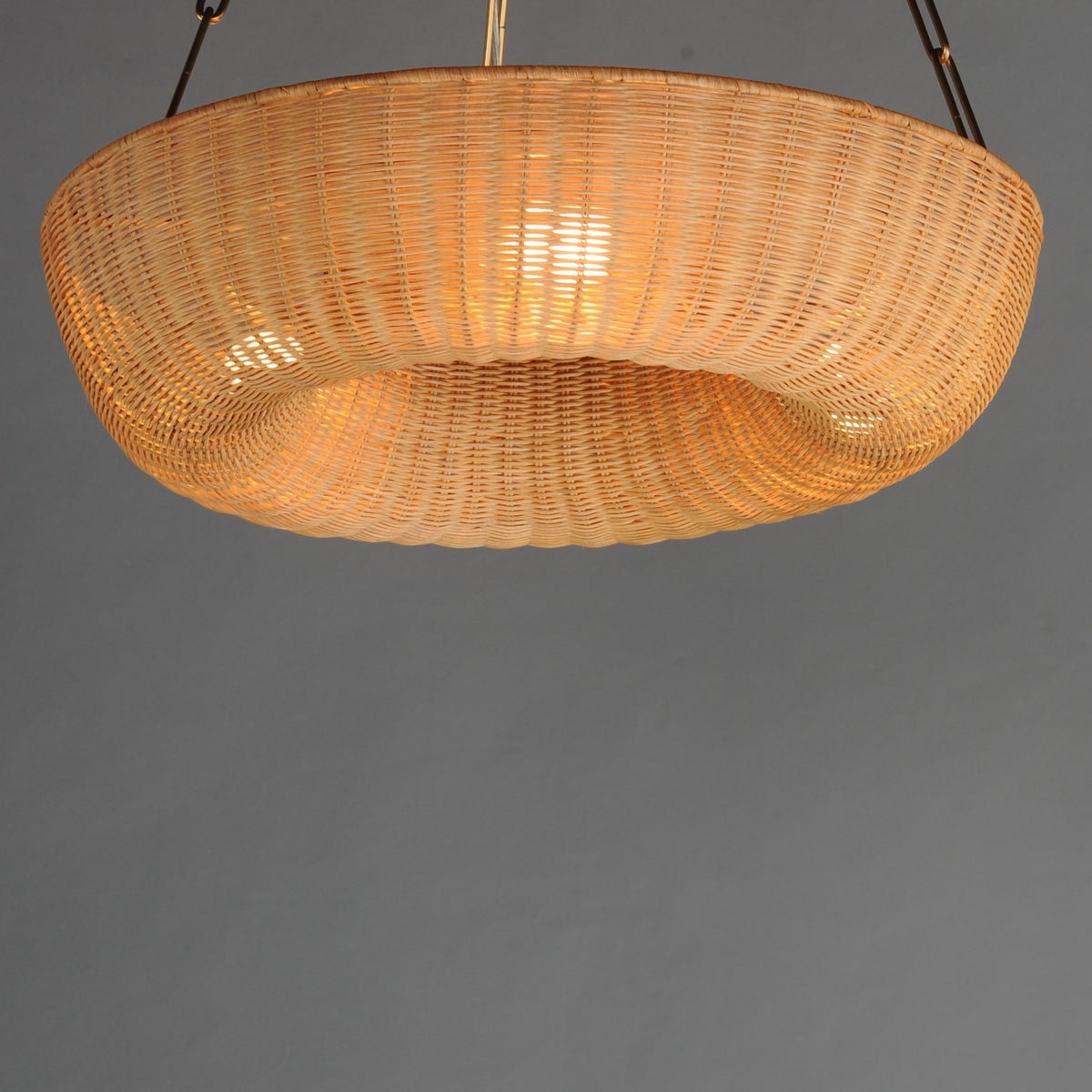 Maxim - 14312NANAB - Three Light Pendant - Bower - Natural Aged Brass