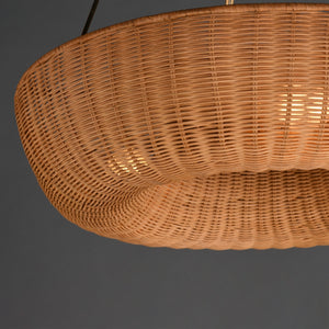 Maxim - 14312NANAB - Three Light Pendant - Bower - Natural Aged Brass
