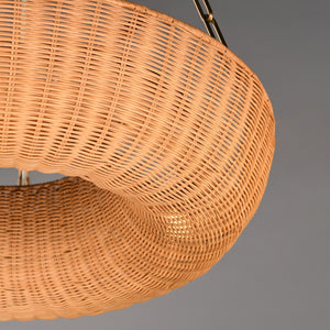 Maxim - 14313NANAB - Five Light Pendant - Bower - Natural Aged Brass