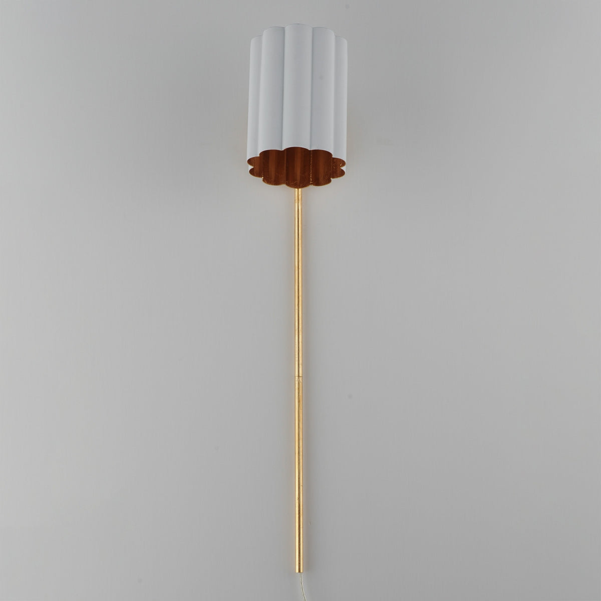 Maxim - 18050MWGL - One Light Wall Sconce - Primrose - Gold Leaf