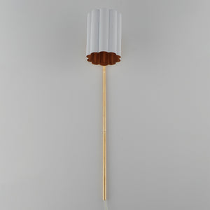 Maxim - 18050MWGL - One Light Wall Sconce - Primrose - Gold Leaf